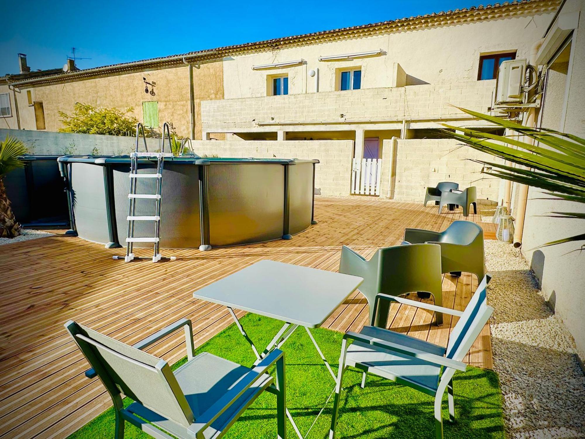 Les Appartements Du Mas - Emeraude Aigues-Mortes Esterno foto